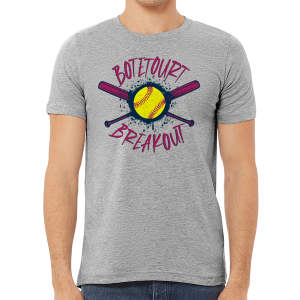 Botetourt Breakout Short Sleeve T-Shirt (Grey)