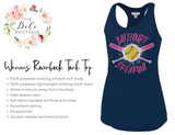 Botetourt Breakout Racerback Tank Top - Navy