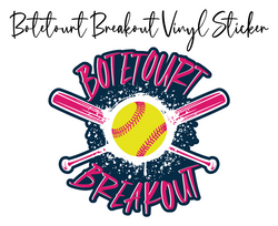 Botetourt Breakout Vinyl Sticker