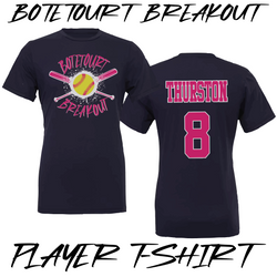 Botetourt Breakout Player T-Shirt (Navy)