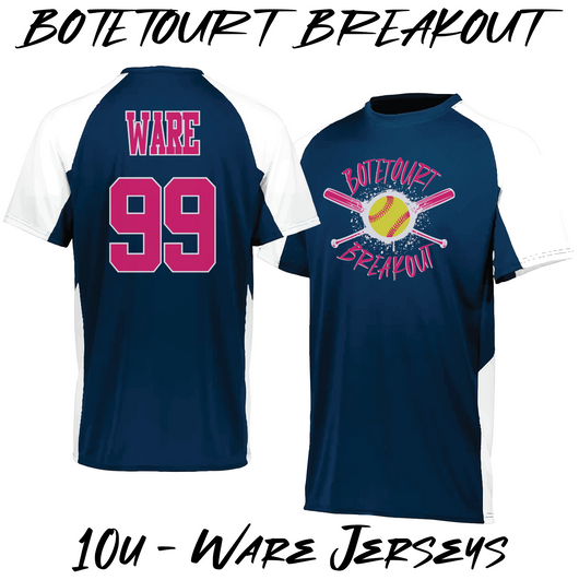 Botetourt Breakout 10u Ware Jersey