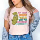 Funny Pickle Lover Shirt for Women, Custom Shirts for Women, Personalized Shirts for Women, Gift for Mom, #5079