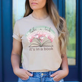 Book Lover It's In A Book Shirt for Women, Custom Shirts for Women, Personalized Shirts for Women, Gift for Mom, #5022