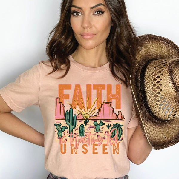 Faith is Trusting the Unseen Shirt for Women, Custom Shirts for Women, Personalized Shirts for Women, Gift for Mom, #5187