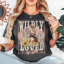 Wildly Loved by God Western Faith Shirt, Shirts for Women, Shirt for Kids, Custom Shirt, Personalized Shirt, Graphic Tee for Women,  #5214