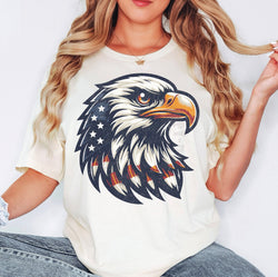 4th of July Eagle Flag Patriotic Shirt, Shirts for Women, Shirt for Kids, Custom Shirt, Personalized Shirt, Graphic Tee for Women,  #5204