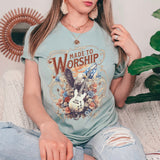 Made To Worship Praise Music Shirt, Shirts for Women, Shirt for Kids, Custom Shirt, Personalized Shirt, Graphic Tee for Women,  #5206