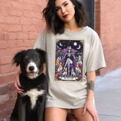 Funny The Dog Mom Tarot Card Shirt for Women, Custom Shirts for Women, Personalized Shirts for Women, Gift for Mom, #5124