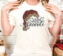 Santa Favorite Christmas Shirts for Women, Christmas Onesie®, Christmas Shirts for Kids, Christmas Sweatshirt, Christmas Graphic Tees, #4225