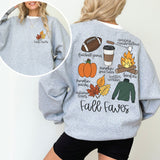 Fall Faves Shirts for Women, Christmas Onesie®, Christmas Shirts for Kids, Christmas Sweatshirt, Christmas Graphic Tees, #4729/4730