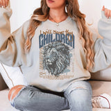 Lion of Faith Save the Children Shirt, Bible Verse Tee, Faith Sweatshirt, Christian Sweatshirt, Custom Sweatshirt, Custom Tee, #4793