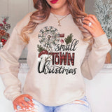 Small Town Christmas Shirt, Christmas Sweatshirt for Women, Christmas Shirt for Women, Custom Sweatshirt, Custom Tee, #4834