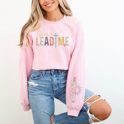 Spirit Lead Me Faith Crewneck Sweatshirt for Women, Trendy Crewneck Sweatshirt, Custom Sweatshirt, Custom Crewneck, #4971/4972