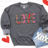 Valentines Day Choose Love Crewneck Sweatshirt for Women, Trendy Crewneck Sweatshirt, Custom Sweatshirt, Custom Crewneck, #4946