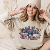 Be Mine Valentines Day Crewneck Sweatshirt for Women, Trendy Crewneck Sweatshirt, Custom Sweatshirt, Custom Crewneck, #4977