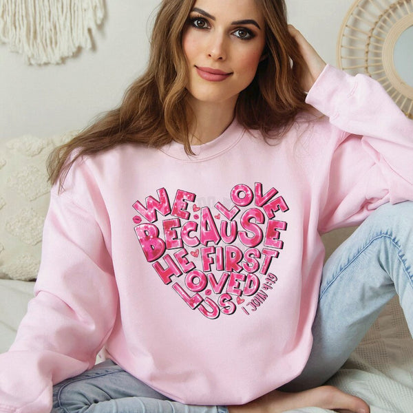 Valentines Day Faith Crewneck Sweatshirt for Women, Trendy Crewneck Sweatshirt, Custom Sweatshirt, Custom Crewneck, #4976