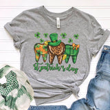 St. Patricks Day Dentist Crewneck Sweatshirt for Women, Trendy Crewneck Sweatshirt, Custom Sweatshirt, Custom Crewneck, #4960