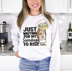 Funny Sourdough Crewneck Sweatshirt for Women, Trendy Crewneck Sweatshirt, Custom Sweatshirt, Custom T-Shirt, #5068