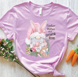 Easter Bunny Gnomes Crewneck Sweatshirt for Women, Trendy Crewneck Sweatshirt, Custom Sweatshirt, Custom T-Shirt, #5054